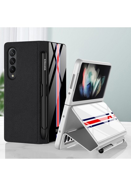 Samsung Galaxy Z Fold3 5g Gri Için Kalem Yuvası ile Flip Gl Kasası (Yurt Dışından) fiyatları