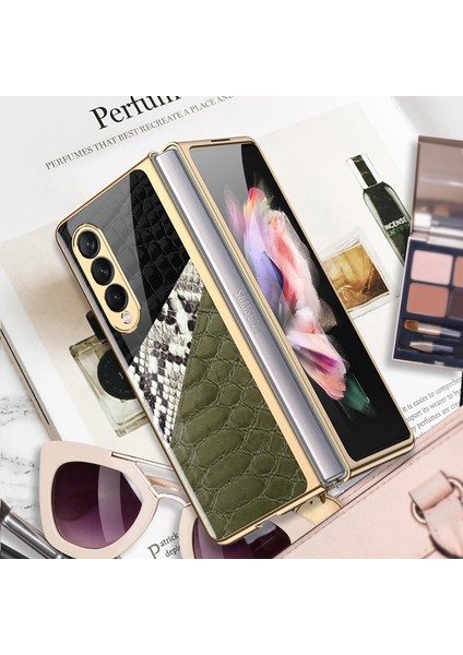 Samsung Galaxy Z Kat3 5g Renk Bloğu Için Gkk Desen Kaplama Gl Kutusu (Yurt Dışından) modelleri