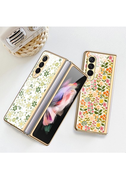 Samsung Galaxy Z Fold3 5g Çiçek Için Gkk Çiçek Kaplama Gl Kasası (Yurt Dışından) fiyatları