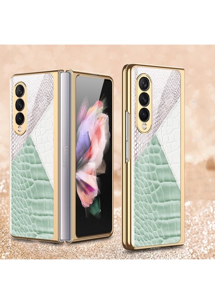 Samsung Galaxy Z Kat3 5g Renk Bloğu Için Gkk Desen Kaplama Gl Kutusu 02 (Yurt Dışından)
