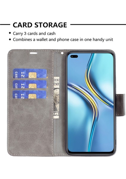 Honor X20 Gri Için Deri Kılıf (Yurt Dışından) fırsatları