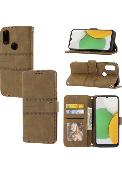 Kyocera Android Bir S9 / Digno Sanga Edition Brown Için Pu Case (Yurt Dışından) fiyatları