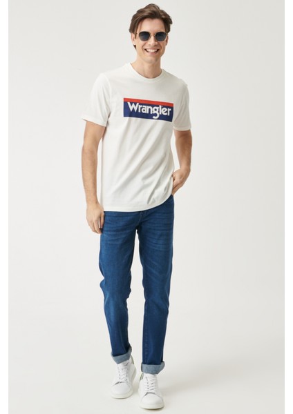 WRANGLER Erkek Regular Fit Normal Kesim %100 Pamuk Bisiklet Yaka Tişört