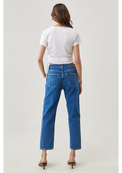 Carol Regular Straight Fit Yüksek Bel Esnek Jean Kot Pantolon indirimleri