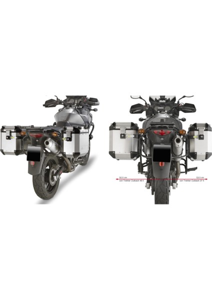 Gıvı PL532CAM Suzukı Dl 650 V-Strom (04-11) Yan Çanta Taşıyıcı