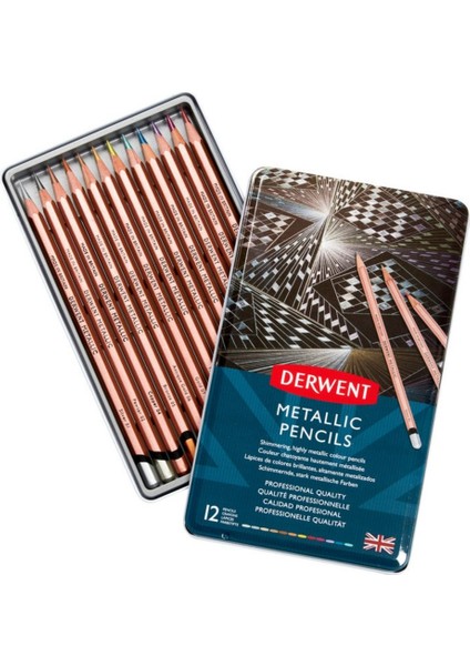 Metallic 12'li Pencils Set 2305599