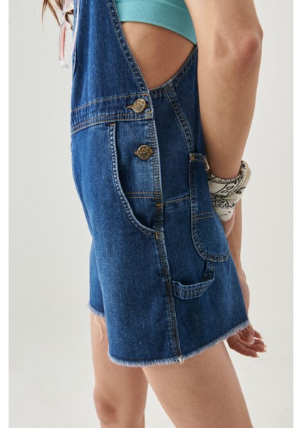 Kadın Regular Fit Shortall Jean Tulum