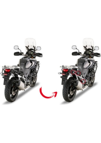 Gıvı PLR3105 Suzukı Dl 1000 V-Strom (14-19) Yan Çanta Taşıyıcı