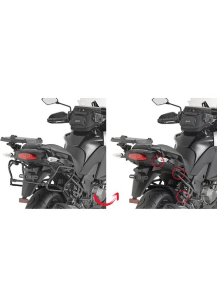 Gıvı PLXR4113 Kawasakı Versys 1000 (15-16) Yan Çanta Taşıyıcı
