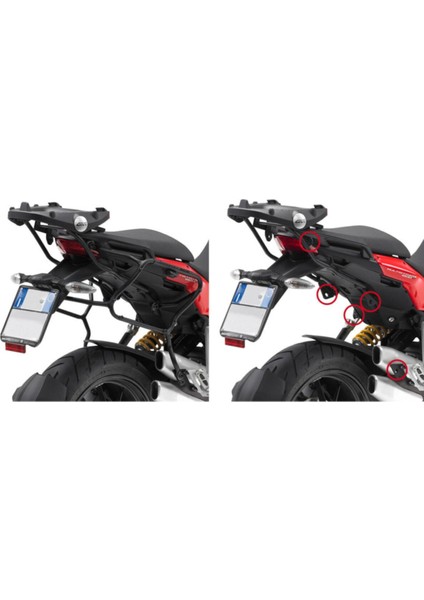 PLXR312 Ducatı Multıstrada 1200 10-14 Yan Çanta Taşıyıcı