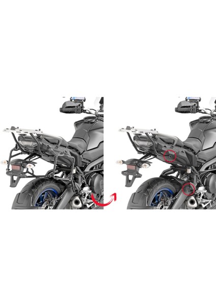 Gıvı PLR2139 Yamaha Tracer 900 / Tracer 900 Gt (18-20) Yan Çanta Taşıyıcı