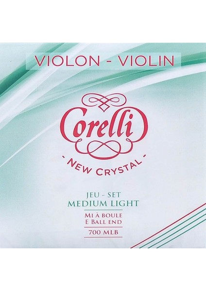 Corelli Crystal 700MLB Takım Keman Teli (Medium Tension)