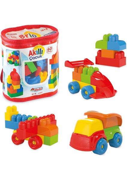 Fen Toys 01022 Akıllı Çocuk Blokları 60 Parça