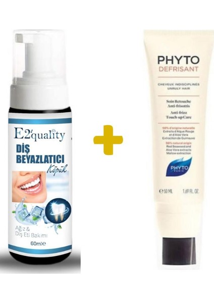 Phyto E2'Quality Diş Köpüğü + Phyto Saç Bakım Kremi 50 Ml