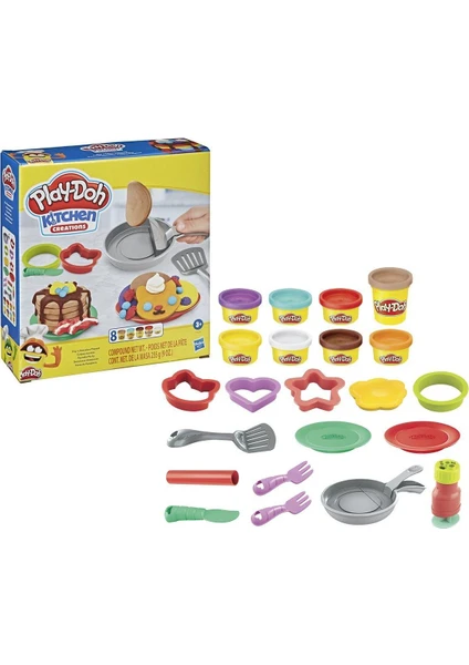 F1279 Play-Doh Pankek Oyun Seti / +3 Yaş