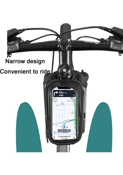 West Biking Bisiklet Sert Kabuk Ön Işın Yansıtıcı Ikili Telefon Kılıfı Siyah (Yurt Dışından)