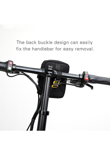 Bisiklet Gidon Çantası Çok Fonksiyonlu Depolama Çantası Su Geçirmez Gri (Yurt Dışından) modelleri