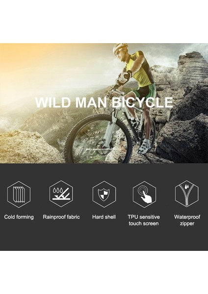 Wild Man E4 Su Geçirmez Ön Çanta Mtb Cep Telefonu Setleri Bisiklet Tüp Çanta Sürme Aksesuarları (Yurt Dışından)