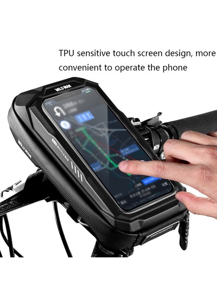 X3 0.5l Eva Sert Kabuk Bisiklet Dokunmatik Ekran Telefon Çantası Kırmızı (Yurt Dışından) fiyatları