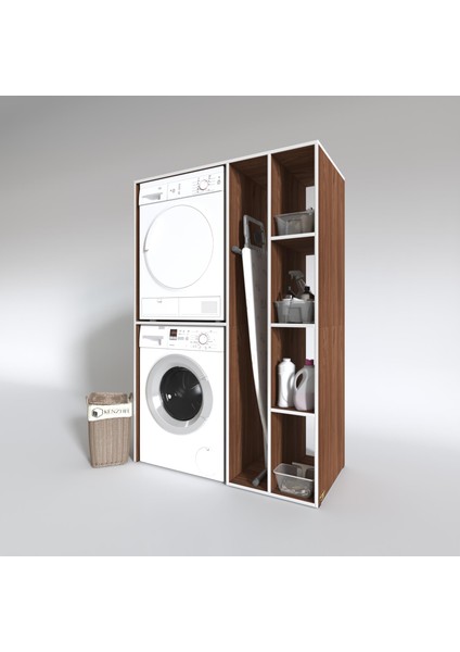 Kenzlife çamaşır-kurutma makinesi dolabı alyusha cvz 180*120*60 banyo kapaksız arkalıksız fiyatları