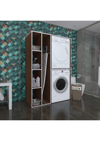 Kenzlife çamaşır-kurutma makinesi dolabı alyusha cvz 180*120*60 banyo kapaksız arkalıksız fırsatları