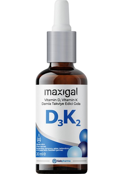 D3 + K2 Vitamin Damla 20 ml