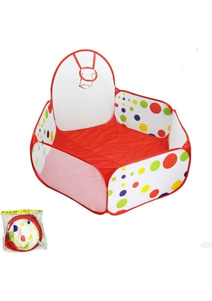 Katlanır Taşınabilir Bebek Polka Nokta Altı Hexagon Kapalı Top Havuz Oyunu Çit 1.5 M Çapında (Yurt Dışından)