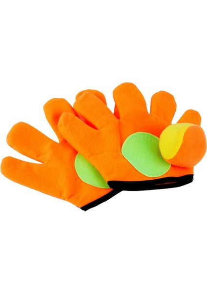 Açık Hava Spor Oyuncakları Çocuklar Peluş Yapışkan Top Yakalama Eldiven Seti Boyut S (Yurt Dışından)