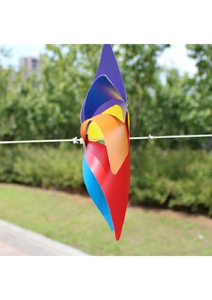 10'lu Sekiz Yapraklı Renkli Plastik Yel Değirmeni Ip Bahçesi Açık Dekorasyon Çocuk Oyuncakları Çapı 38 cm (Yurt Dışından) modelleri