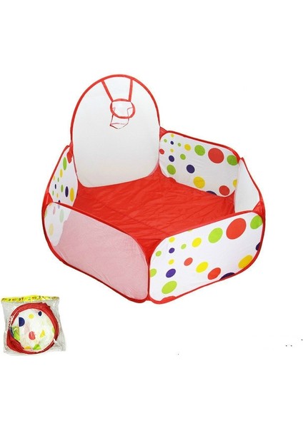 Katlanır Taşınabilir Bebek Polka Nokta Altı Hexagon Kapalı Top Havuz Oyunu Çit 1.2 M Çapında (Yurt Dışından)