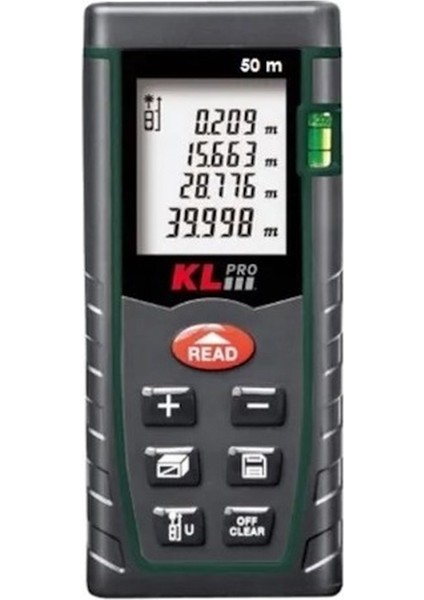 KL Pro  KLLZM50 50MT Profesyonel Lazer Metre - Lazer Mesafe Ölçer