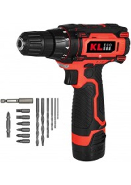 Kleco KE2213NM-DB 12VOLT/1.3AH Li-Ion Çift Akülü Vidalama