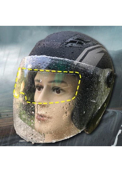Acar Süs Motosiklet Kaskı Için Yağmur Kaydırıcı