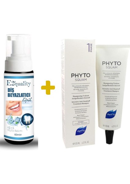 E2'Quality Diş Köpüğü + Phyto Phytosquam Şampuan 125 Ml