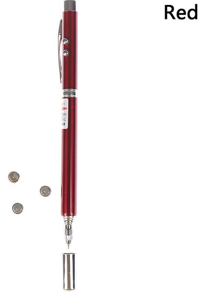 2 Adet Lazer Işıklı Teleskopik Uzayabilen Sunum Yapma Kalemi Çubuğu Kırmızı 2 Adet indirimleri