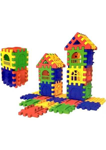 Puzzle City 3D Yapı ve Tasarım Blokları 64 Parça fiyatları