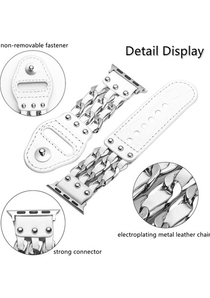 Apple Watch 7 45MM / 6 & Se & 5 & 4 44MM / 3 & 2 & 1 42MM Beyaz (Yurt Dışından) fiyatları