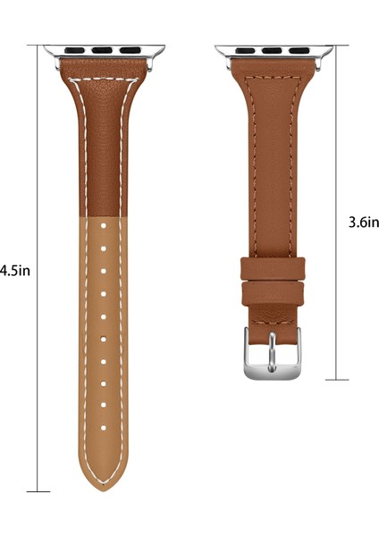 Apple Watch S 7 45MM / & 6 & Se & 44MM Kahve Kahverengi+Kahverengi (Yurt Dışından) fiyatları