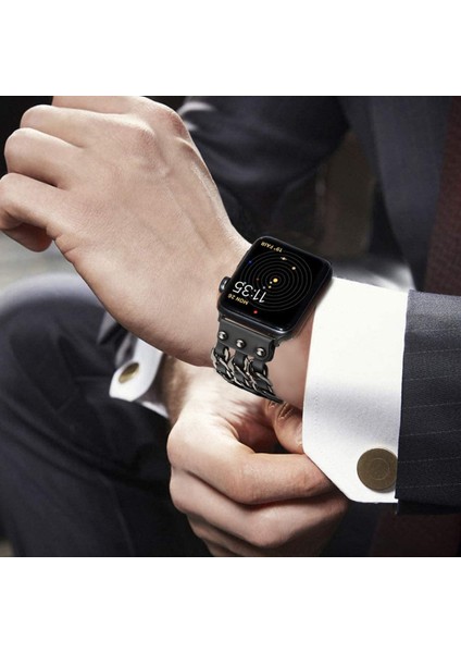 Apple Watch 7 45MM / 6 & Se & 5 & 4 44MM / 3 & 2 ve 1 42MM Siyah (Yurt Dışından) fırsatları