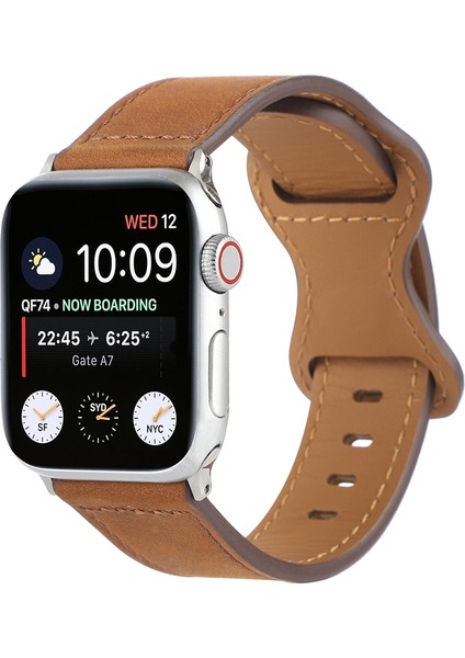 Apple Watch 7 41MM / 6 & Se & 5 & 4 40MM / 3 & 2 ve 1 38MM Kahverengi (Yurt Dışından)