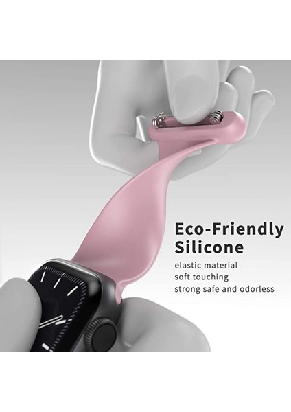 Apple Watch 7 41MM / 6 & Se & 5 & 4 40MM / 3 & 2 ve 1 38MM Pembe (Yurt Dışından) fiyatları