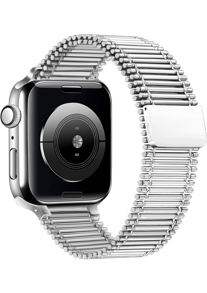 Apple Watch 7 45MM / 6 & Se & 5 & 4 44MM / 3 & 2 & 1 42MM Gümüz Rengi (Yurt Dışından)