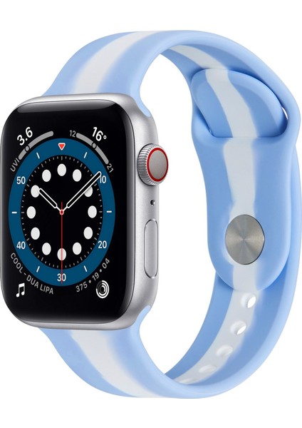 Apple Watch S 7 45MM / 6 & Se & 44MM / 3 & 2 & 1 42MM Leylak (Yurt Dışından)