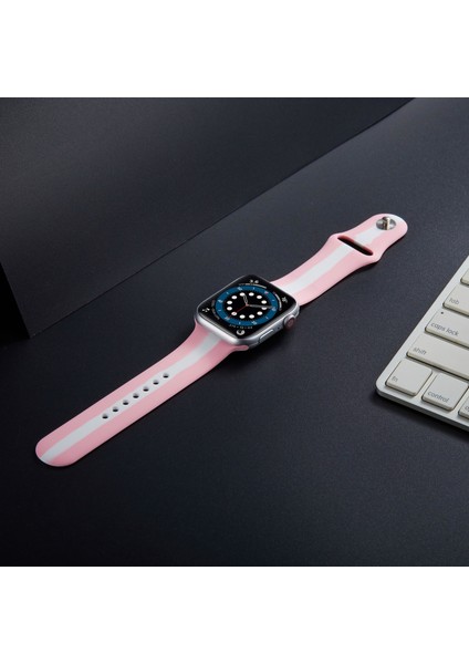Apple Watch S 7 45MM / 6 & Se & 5 & 4 44MM / 3 & 2 & 1 42MM Pembe (Yurt Dışından) modelleri