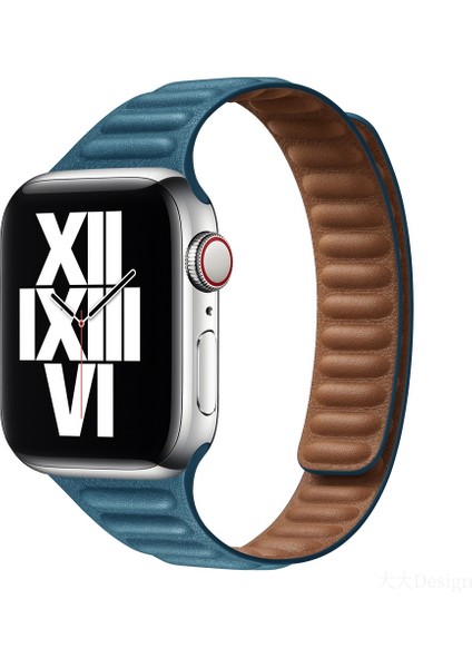 Apple Watch 7 41MM / 6 & Se & 5 & 4 40MM / 3 & 2 ve 1 38MM Cape Mavi (Yurt Dışından)