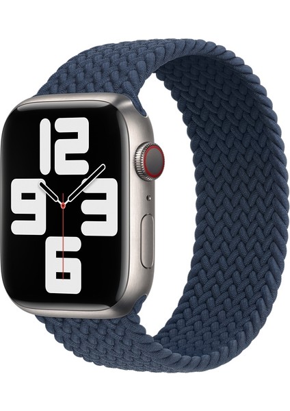 Apple Watch 7 45MM / 6 & Se & 44MM Koyu Mavi Için 135MM Kayış (Yurt Dışından)