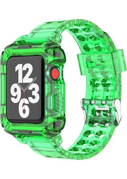 Apple Watch 6 & Se & 5 & 4 44MM Şeffaf Yeşil (Yurt Dışından)