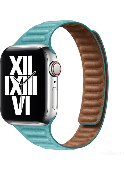 Apple Watch 7 41MM / 6 & Se & 5 & 4 40MM / 3 & 2 ve 1 38MM Göl Mavisi Için Kayış (Yurt Dışından)