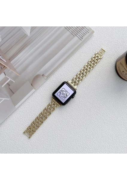 Apple Watch 7 45MM / 6 & Se & 5 & 4 44MM / 3 & 2 & 1 42MM Altın (Yurt Dışından)