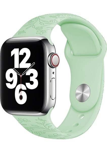 Apple Watch 7 45MM / 6 & Se & 5 & 4 44MM / 3 & 2 & 1 42MM Açık Yeşil (Yurt Dışından) fırsatları